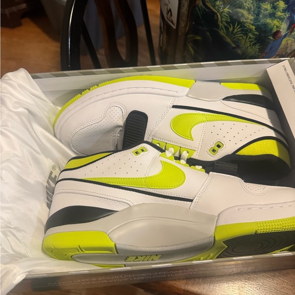 Nike Other - Nike Billie Eilish White and Neon Yellow Athletic Shoes